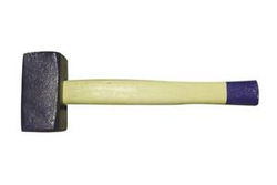 Кувалда Стандарт кованая с обратной деревянной ручкой (6кг)