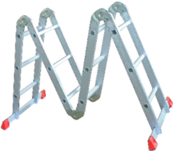 Лестница-трансформер 4-х секционная 3-х ступенчатая (4х3)